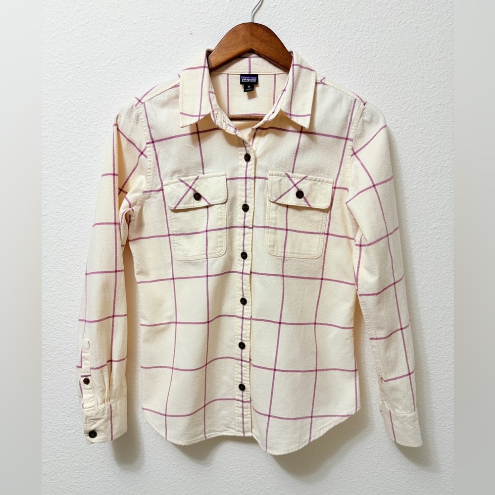 Patagonia Organic Cotton Plaid Button Up Shirt XS Lightweight Outdoor